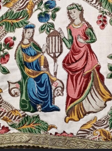 Veche tapiserie germana Gobelin anii 1900